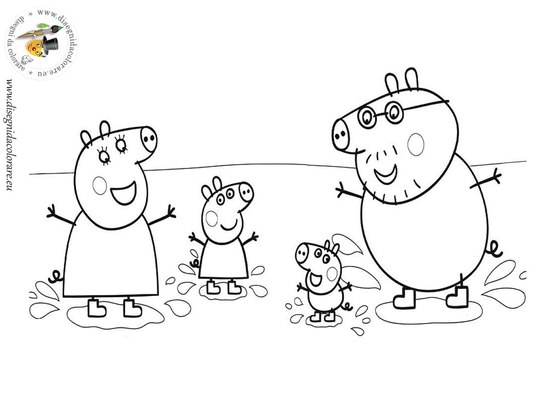 Disegno da colorare: Peppa Pig (Cartoni animati) #43972 - Pagine da Colorare Stampabili Gratuite