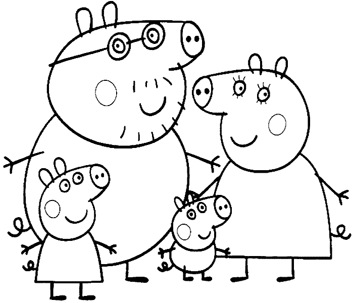 Disegno da colorare: Peppa Pig (Cartoni animati) #43978 - Pagine da Colorare Stampabili Gratuite