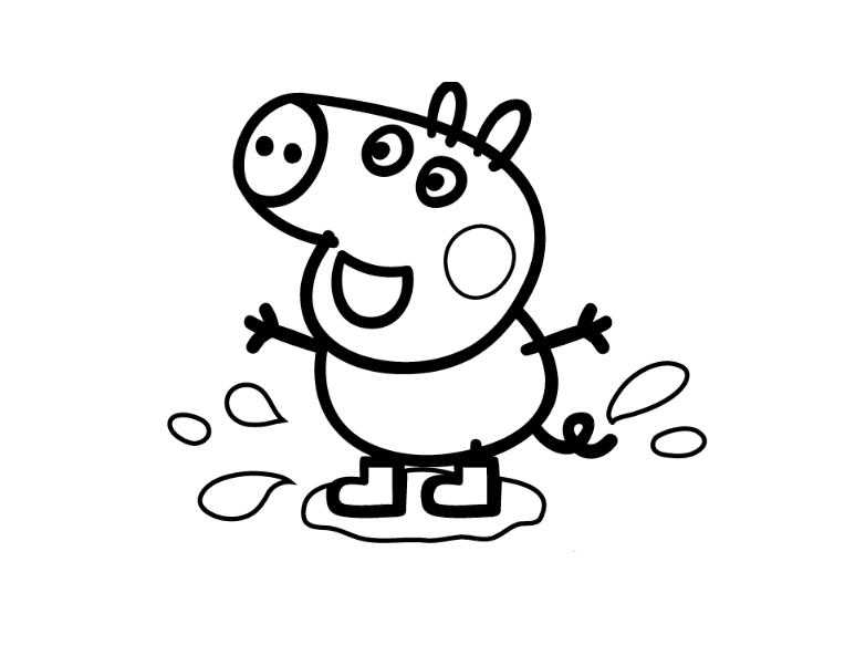 Disegno da colorare: Peppa Pig (Cartoni animati) #43988 - Pagine da Colorare Stampabili Gratuite