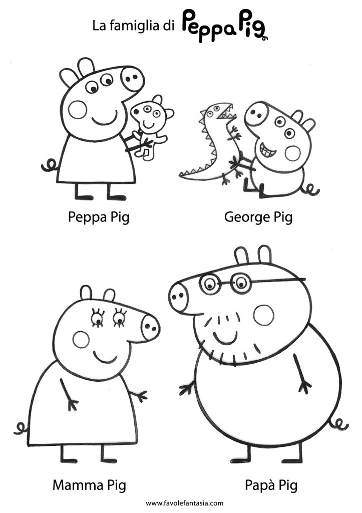 Disegno da colorare: Peppa Pig (Cartoni animati) #43997 - Pagine da Colorare Stampabili Gratuite