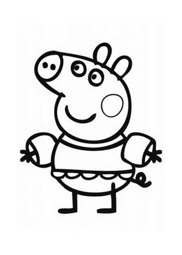 Disegno da colorare: Peppa Pig (Cartoni animati) #43998 - Pagine da Colorare Stampabili Gratuite