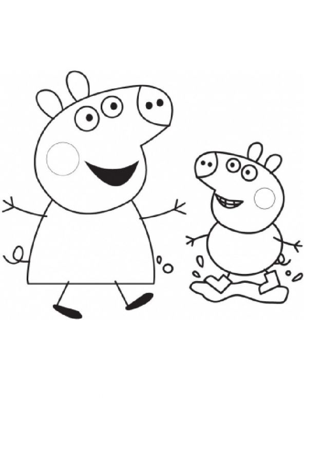 Disegno da colorare: Peppa Pig (Cartoni animati) #44008 - Pagine da Colorare Stampabili Gratuite