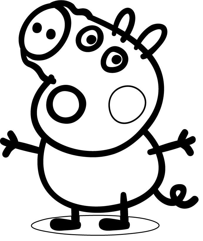 Disegno da colorare: Peppa Pig (Cartoni animati) #44009 - Pagine da Colorare Stampabili Gratuite