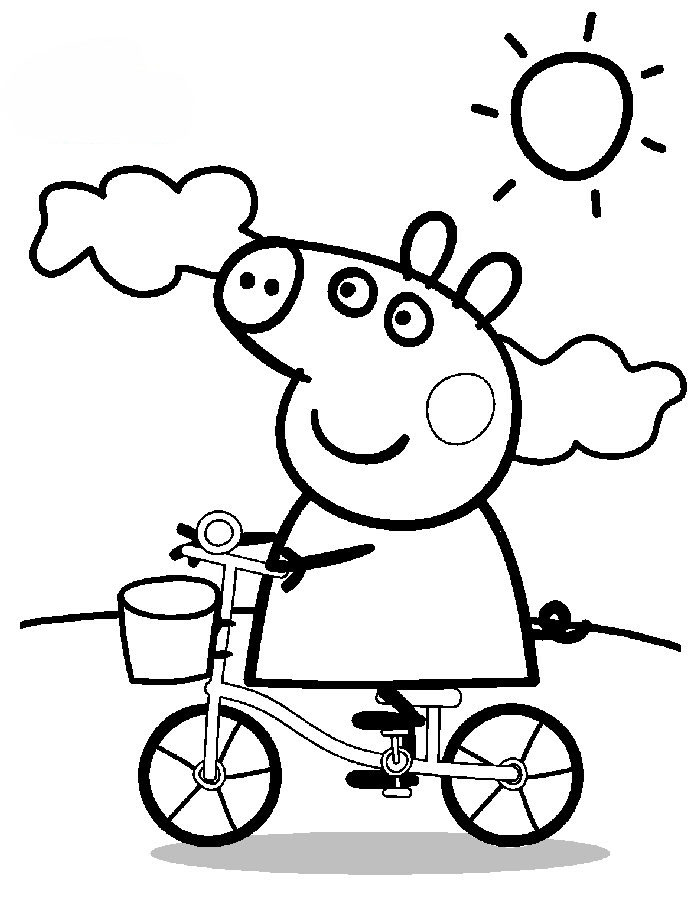 Disegno da colorare: Peppa Pig (Cartoni animati) #44032 - Pagine da Colorare Stampabili Gratuite