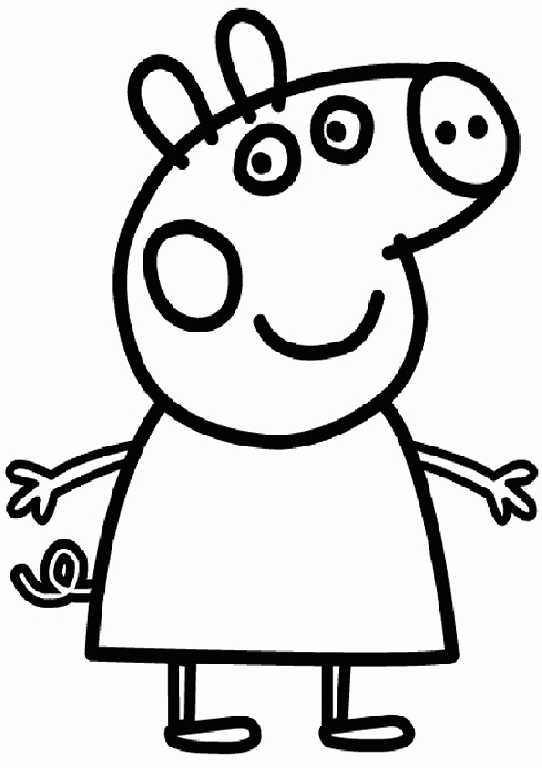 Disegno da colorare: Peppa Pig (Cartoni animati) #44038 - Pagine da Colorare Stampabili Gratuite