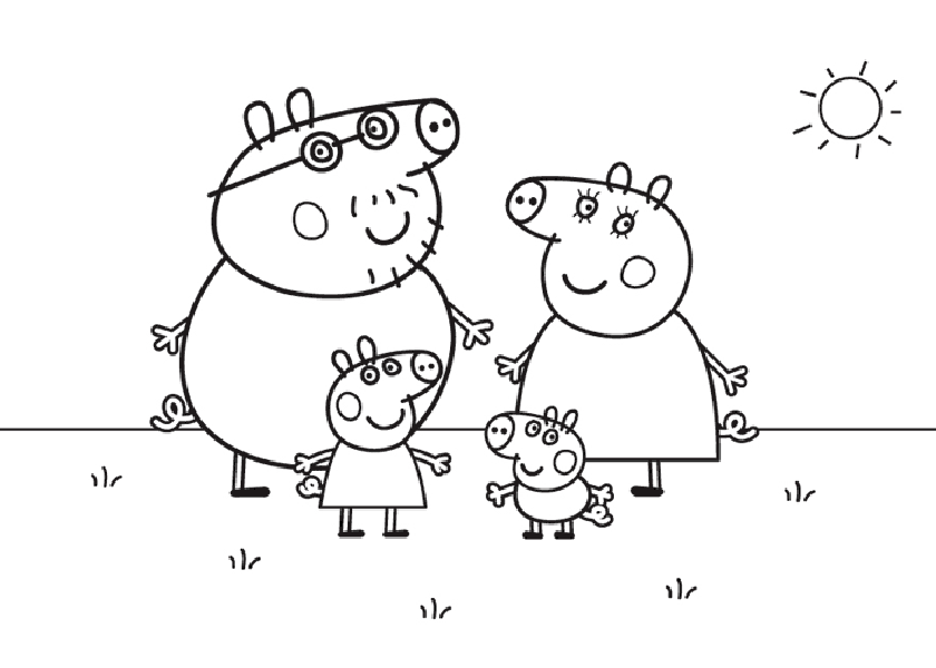 Disegno da colorare: Peppa Pig (Cartoni animati) #44041 - Pagine da Colorare Stampabili Gratuite