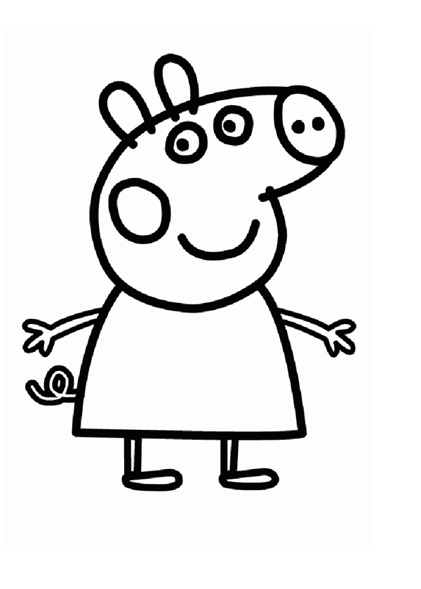 Disegno da colorare: Peppa Pig (Cartoni animati) #44042 - Pagine da Colorare Stampabili Gratuite