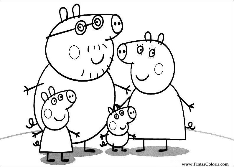 Disegno da colorare: Peppa Pig (Cartoni animati) #44065 - Pagine da Colorare Stampabili Gratuite