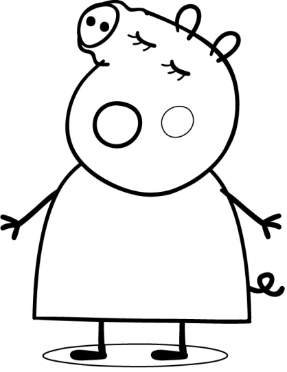 Disegno da colorare: Peppa Pig (Cartoni animati) #44067 - Pagine da Colorare Stampabili Gratuite