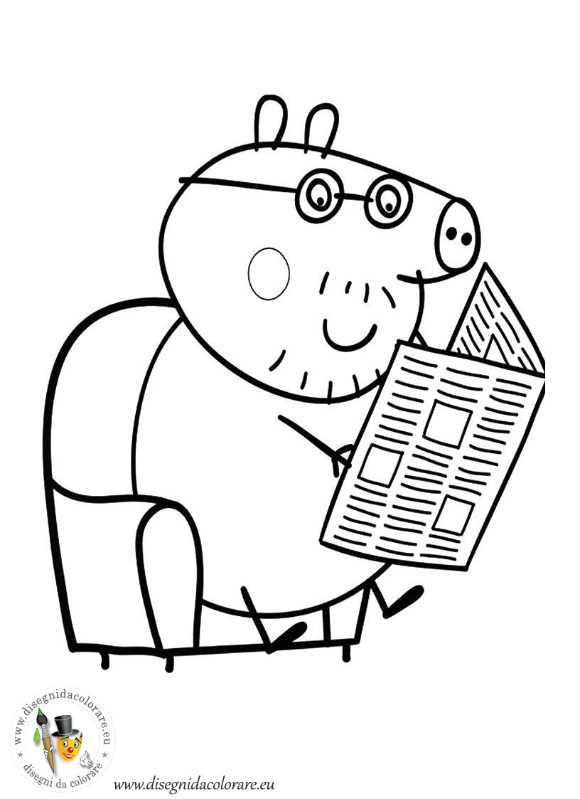 Disegno da colorare: Peppa Pig (Cartoni animati) #44069 - Pagine da Colorare Stampabili Gratuite