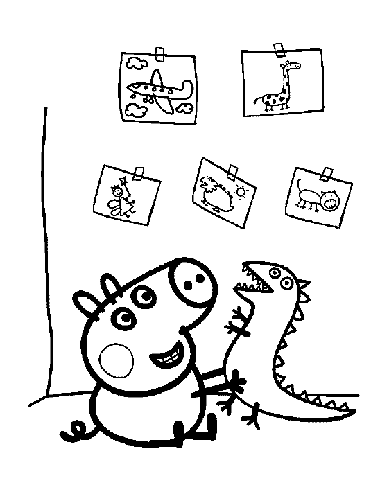 Disegno da colorare: Peppa Pig (Cartoni animati) #44081 - Pagine da Colorare Stampabili Gratuite