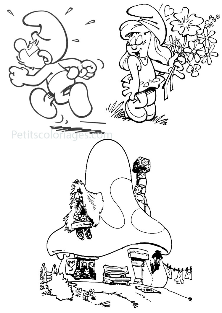Disegno da colorare: Puffi (Cartoni animati) #34836 - Pagine da Colorare Stampabili Gratuite