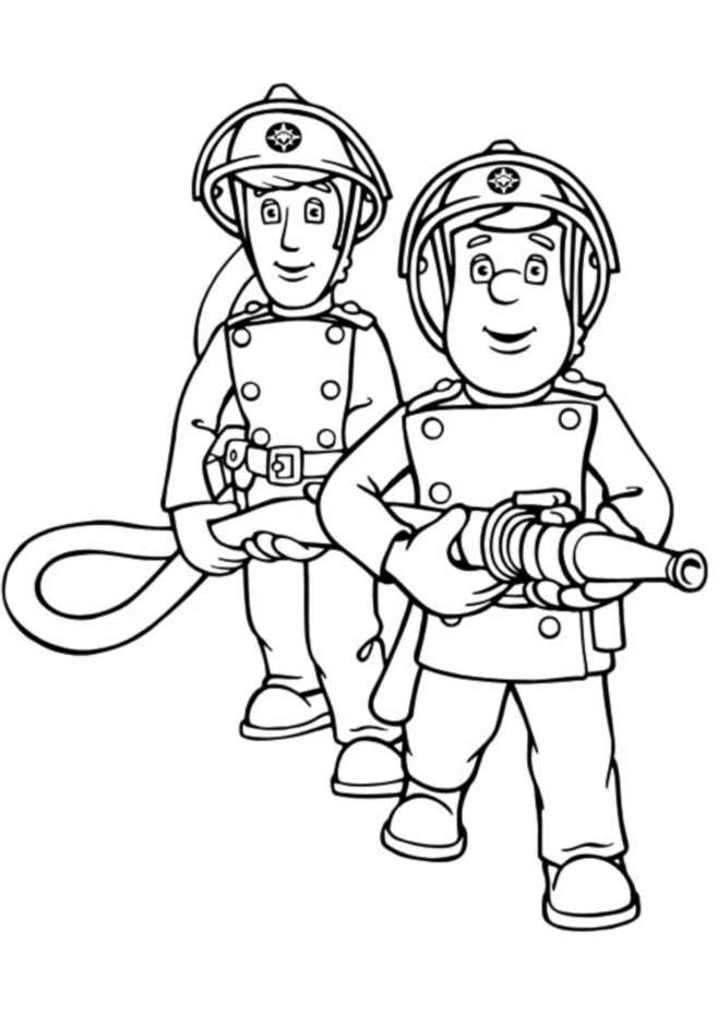 Disegno da colorare: Sam il pompiere (Cartoni animati) #39774 - Pagine da Colorare Stampabili Gratuite