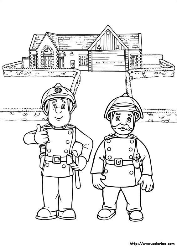 Disegno da colorare: Sam il pompiere (Cartoni animati) #39787 - Pagine da Colorare Stampabili Gratuite
