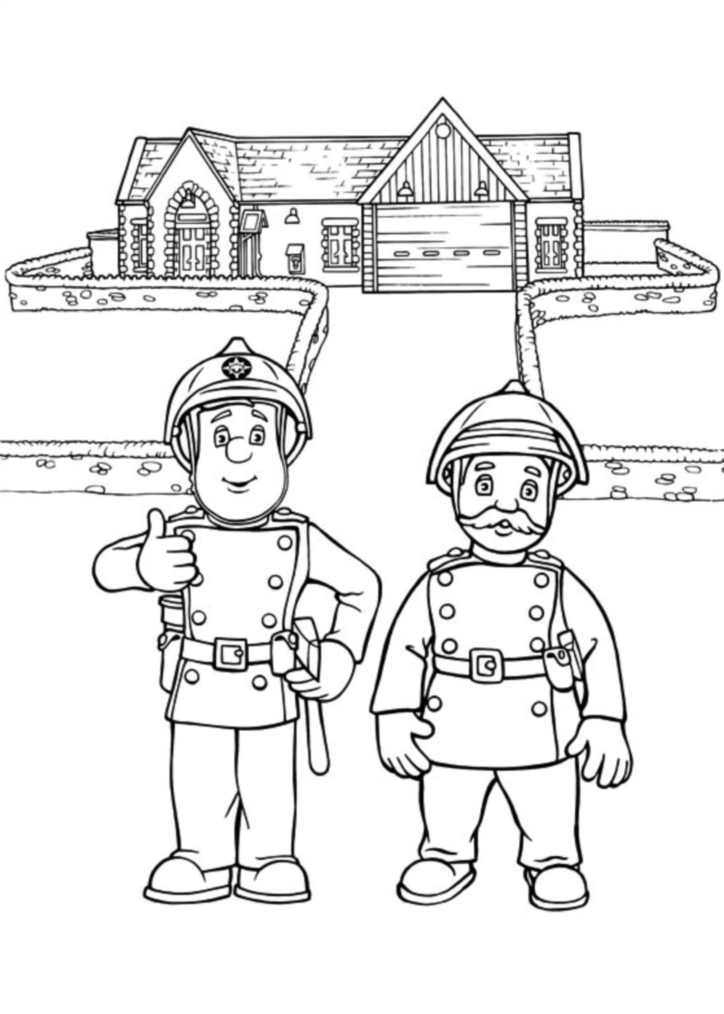 Disegno da colorare: Sam il pompiere (Cartoni animati) #39839 - Pagine da Colorare Stampabili Gratuite