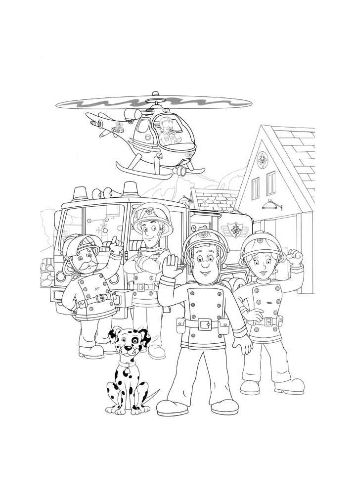 Disegno da colorare: Sam il pompiere (Cartoni animati) #39864 - Pagine da Colorare Stampabili Gratuite