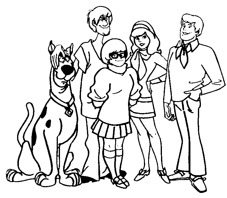 Disegno da colorare: Scooby Doo (Cartoni animati) #31319 - Pagine da Colorare Stampabili Gratuite