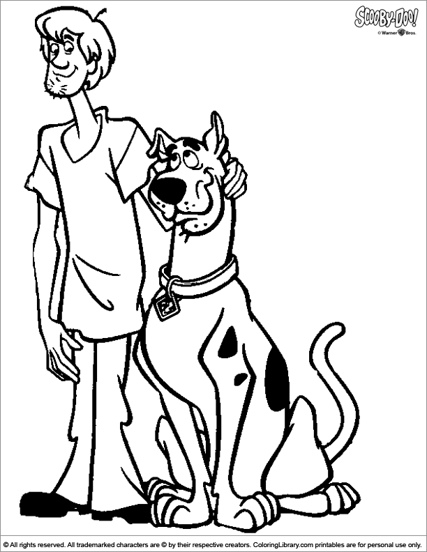 Disegno da colorare: Scooby Doo (Cartoni animati) #31334 - Pagine da Colorare Stampabili Gratuite