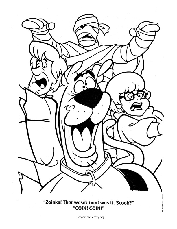 Disegno da colorare: Scooby Doo (Cartoni animati) #31337 - Pagine da Colorare Stampabili Gratuite