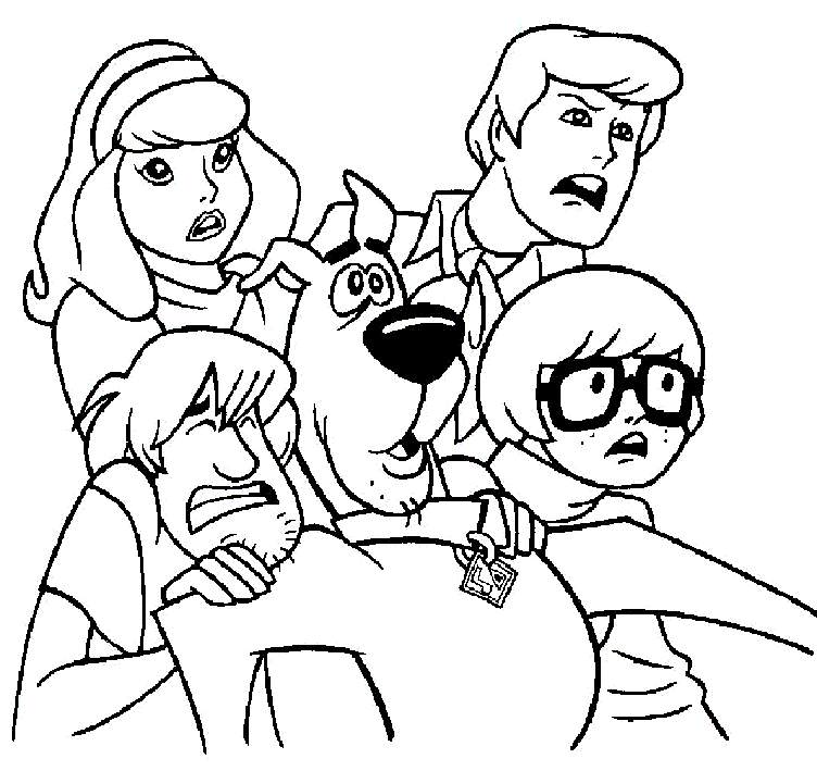 Disegno da colorare: Scooby Doo (Cartoni animati) #31343 - Pagine da Colorare Stampabili Gratuite