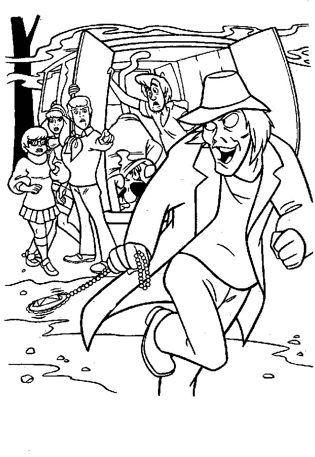 Disegno da colorare: Scooby Doo (Cartoni animati) #31348 - Pagine da Colorare Stampabili Gratuite