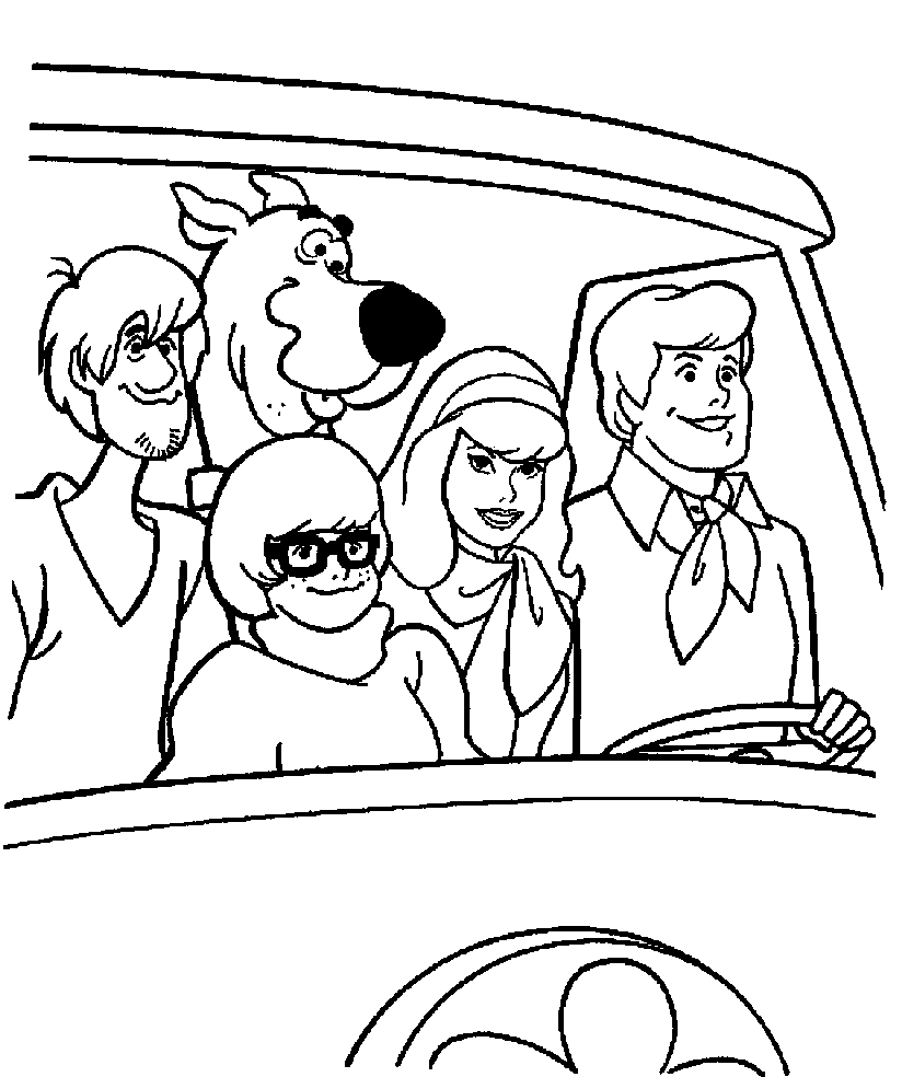 Disegno da colorare: Scooby Doo (Cartoni animati) #31351 - Pagine da Colorare Stampabili Gratuite