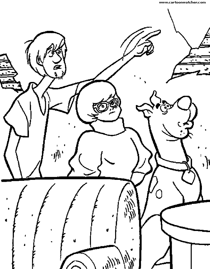 Disegno da colorare: Scooby Doo (Cartoni animati) #31360 - Pagine da Colorare Stampabili Gratuite