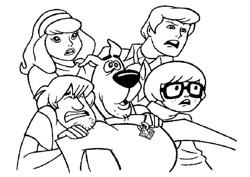 Disegno da colorare: Scooby Doo (Cartoni animati) #31376 - Pagine da Colorare Stampabili Gratuite