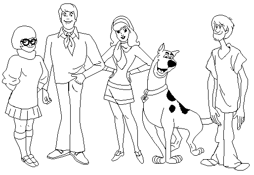 Disegno da colorare: Scooby Doo (Cartoni animati) #31377 - Pagine da Colorare Stampabili Gratuite