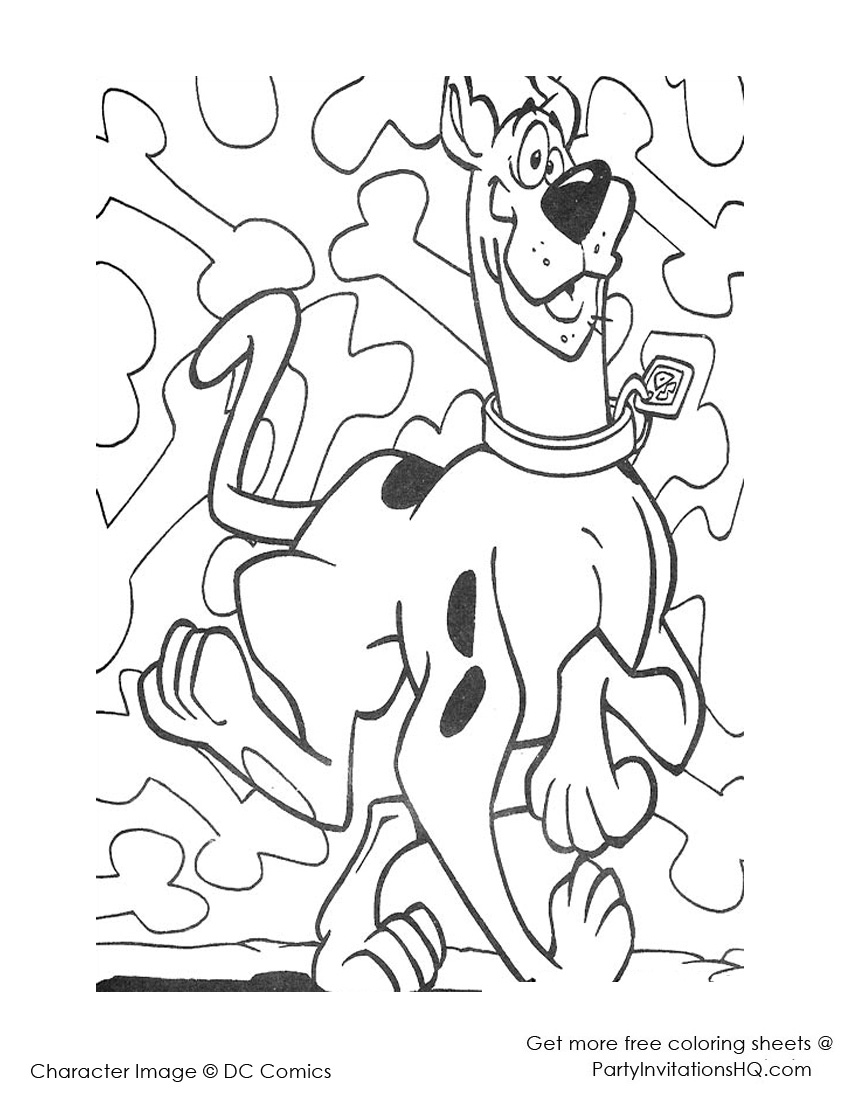 Disegno da colorare: Scooby Doo (Cartoni animati) #31380 - Pagine da Colorare Stampabili Gratuite