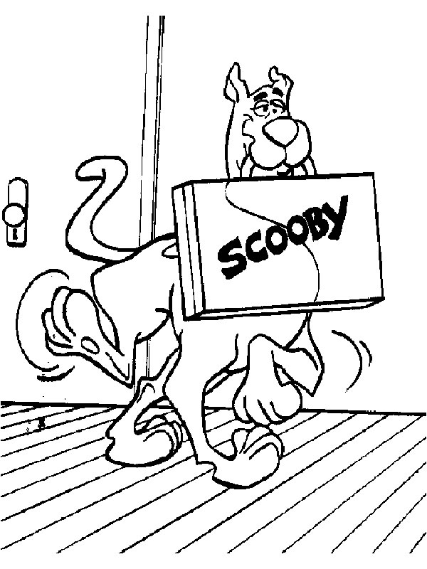 Disegno da colorare: Scooby Doo (Cartoni animati) #31400 - Pagine da Colorare Stampabili Gratuite