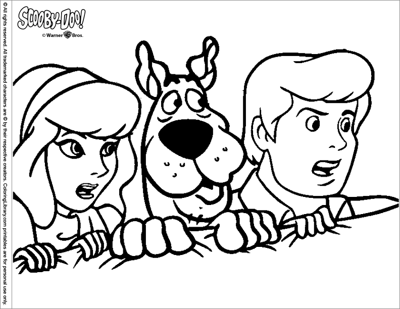 Disegno da colorare: Scooby Doo (Cartoni animati) #31421 - Pagine da Colorare Stampabili Gratuite