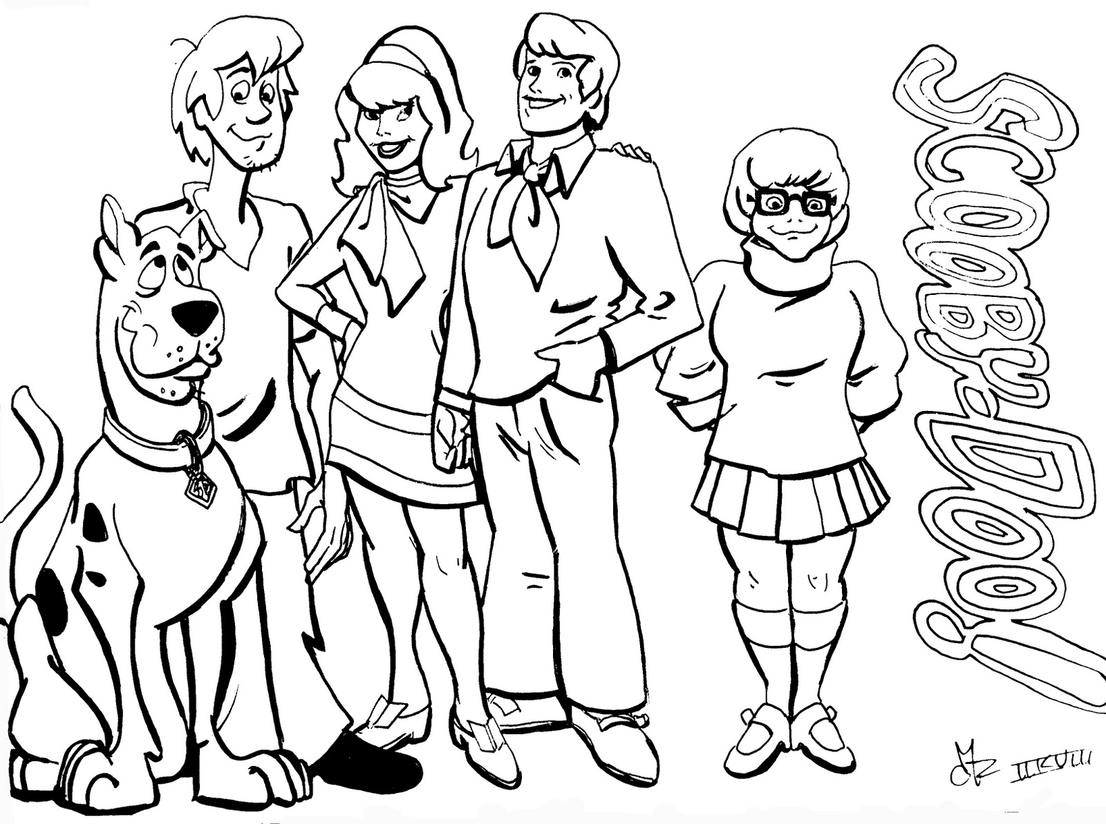 Disegno da colorare: Scooby Doo (Cartoni animati) #31431 - Pagine da Colorare Stampabili Gratuite