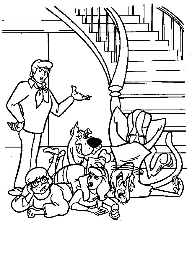 Disegno da colorare: Scooby Doo (Cartoni animati) #31435 - Pagine da Colorare Stampabili Gratuite