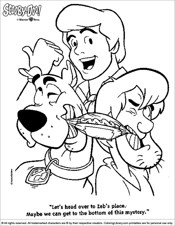 Disegno da colorare: Scooby Doo (Cartoni animati) #31471 - Pagine da Colorare Stampabili Gratuite