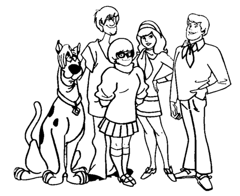 Disegno da colorare: Scooby Doo (Cartoni animati) #31476 - Pagine da Colorare Stampabili Gratuite