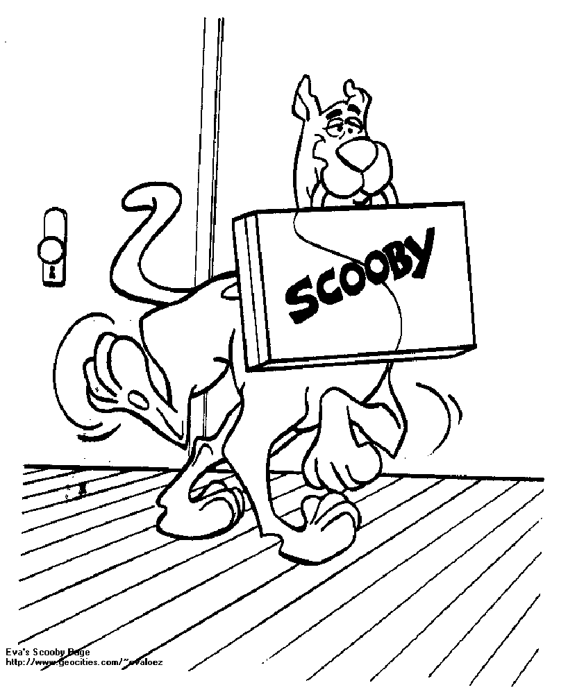Disegno da colorare: Scooby Doo (Cartoni animati) #31478 - Pagine da Colorare Stampabili Gratuite