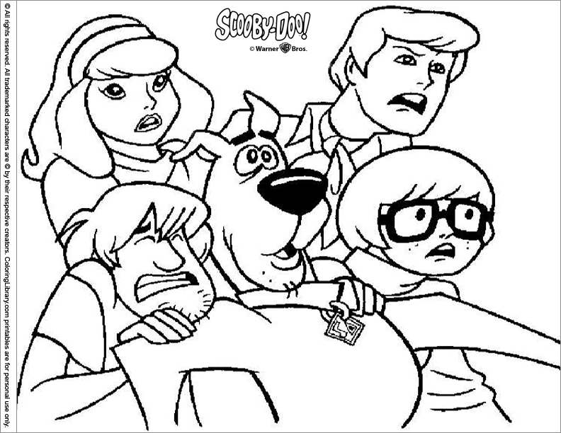 Disegno da colorare: Scooby Doo (Cartoni animati) #31496 - Pagine da Colorare Stampabili Gratuite