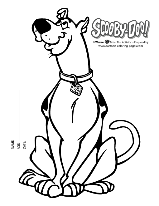 Disegno da colorare: Scooby Doo (Cartoni animati) #31511 - Pagine da Colorare Stampabili Gratuite