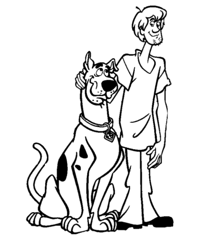 Disegno da colorare: Scooby Doo (Cartoni animati) #31512 - Pagine da Colorare Stampabili Gratuite