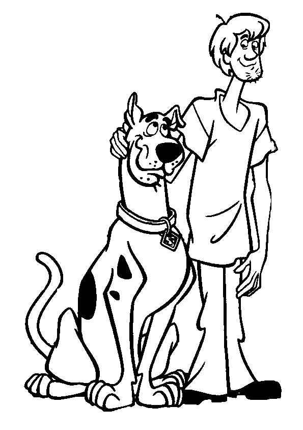 Disegno da colorare: Scooby Doo (Cartoni animati) #31524 - Pagine da Colorare Stampabili Gratuite