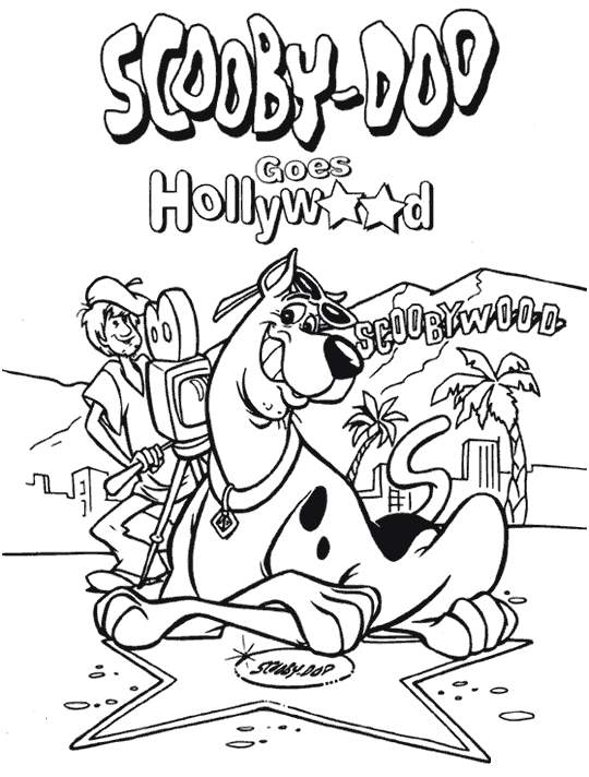 Disegno da colorare: Scooby Doo (Cartoni animati) #31545 - Pagine da Colorare Stampabili Gratuite