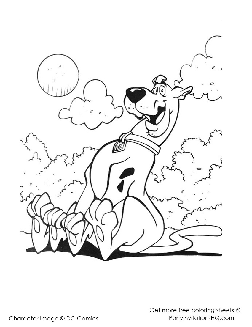 Disegno da colorare: Scooby Doo (Cartoni animati) #31555 - Pagine da Colorare Stampabili Gratuite