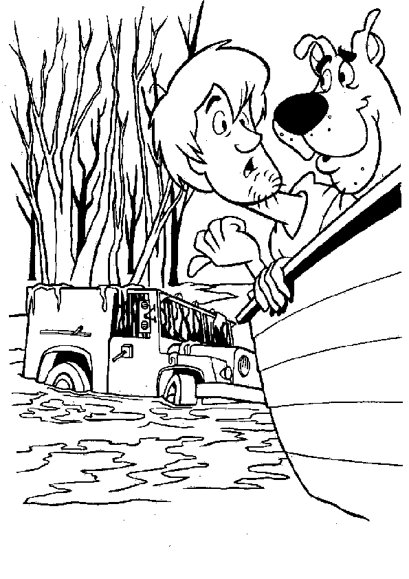 Disegno da colorare: Scooby Doo (Cartoni animati) #31598 - Pagine da Colorare Stampabili Gratuite