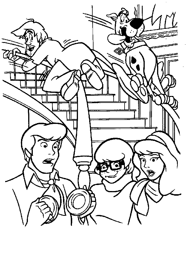 Disegno da colorare: Scooby Doo (Cartoni animati) #31618 - Pagine da Colorare Stampabili Gratuite