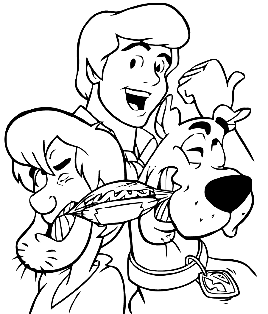 Disegno da colorare: Scooby Doo (Cartoni animati) #31646 - Pagine da Colorare Stampabili Gratuite