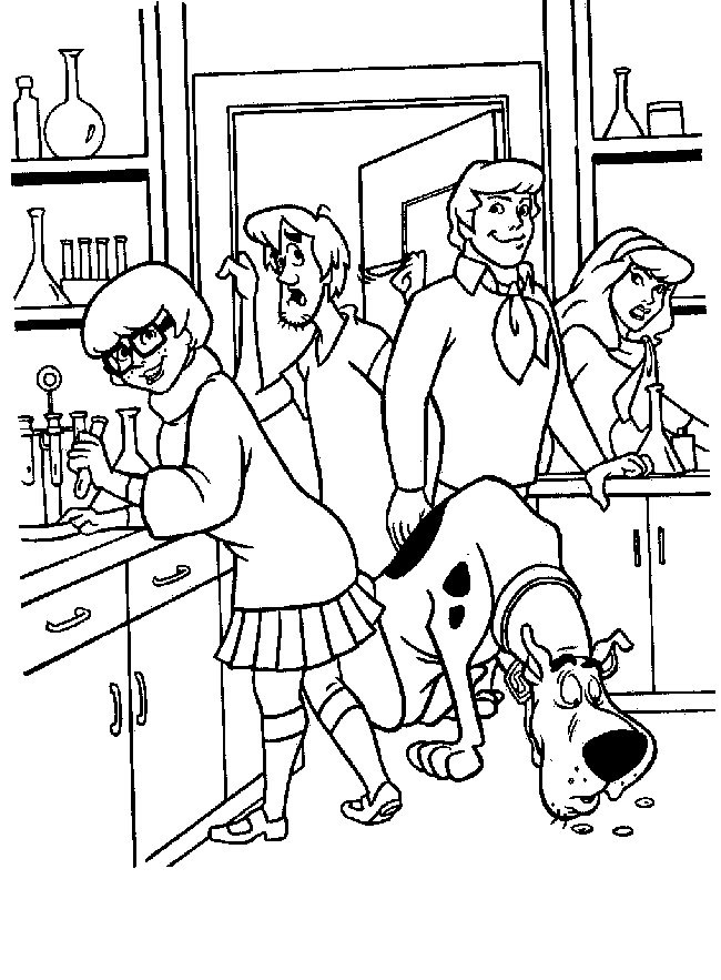 Disegno da colorare: Scooby Doo (Cartoni animati) #31674 - Pagine da Colorare Stampabili Gratuite