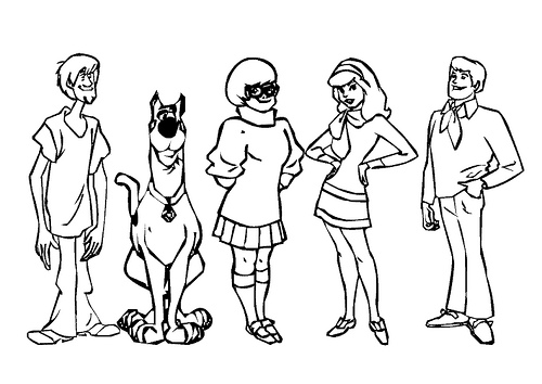 Disegno da colorare: Scooby Doo (Cartoni animati) #31679 - Pagine da Colorare Stampabili Gratuite