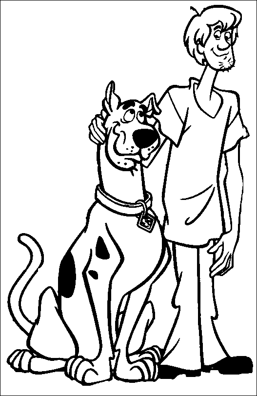 Disegno da colorare: Scooby Doo (Cartoni animati) #31719 - Pagine da Colorare Stampabili Gratuite