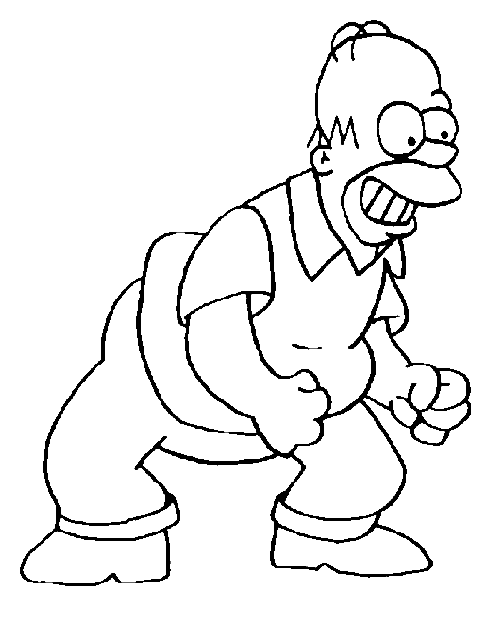 Disegno da colorare: simpson (Cartoni animati) #23851 - Pagine da Colorare Stampabili Gratuite